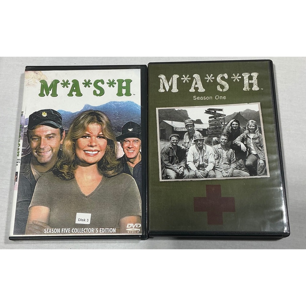 MASH DVD Lot Seasons 1 & 5 Collector's Edition 3-Disc‎ Sets TV Series Military